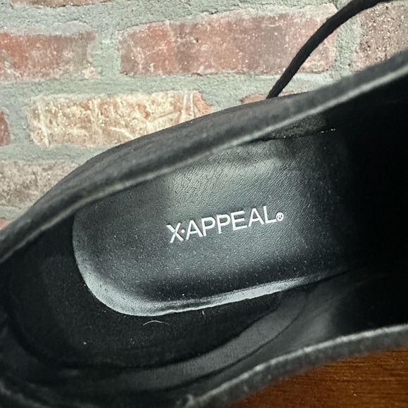 Black Suede Wedge Ankle Boots - Picture 4 of 5